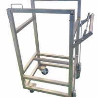 200 liters drum transport trolley with rollers for easy load-unload