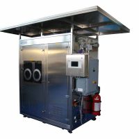 200 liters solvent drums cleaning and drying equipment. ATEX conform.