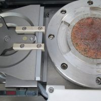 Detailed view of bottom plate