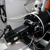 Detailed view on automatic process chamber - rear view.