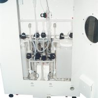 Detailed view on hydraulic group