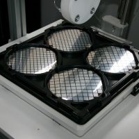 prototype for wafer transfer system from basket to quartz carrier