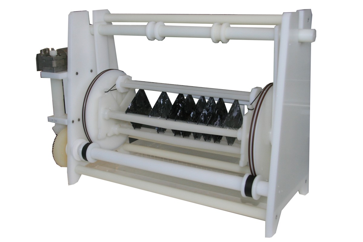 Rotobarrel system for wet benches
